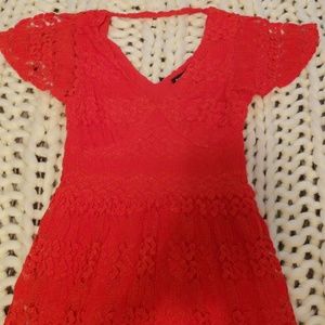 Bebe crochet dress